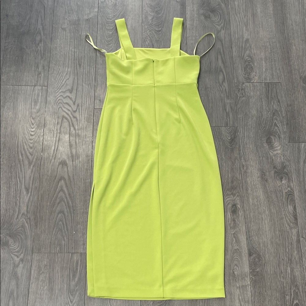 RW & CO Elegant Lime Green Dress SIZE 6 - Picture 3 of 15
